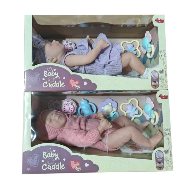 KNG-902-5 905-2 KUT 43 CM GERÇEKÇİ BEBEK VE - 1