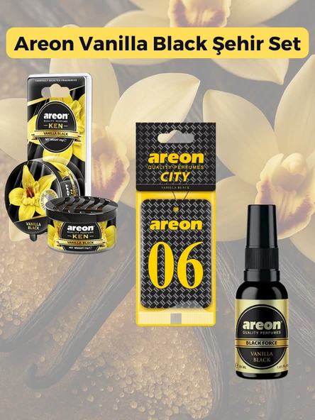 Areon Vanilla Black Şehir Set-06 ürün görseli