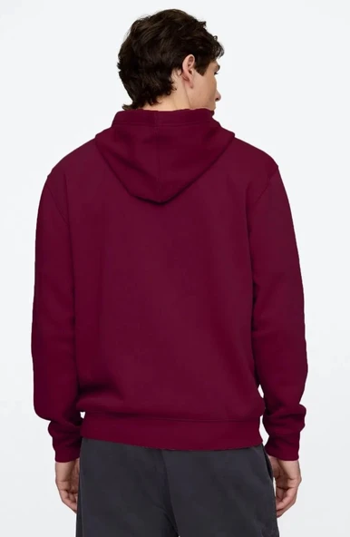 Gap V-Heritage Gap Logo Fz-Snl 674144 Erkek Kapüşonlu Fermuarlı Sweatshirt - Resim 5
