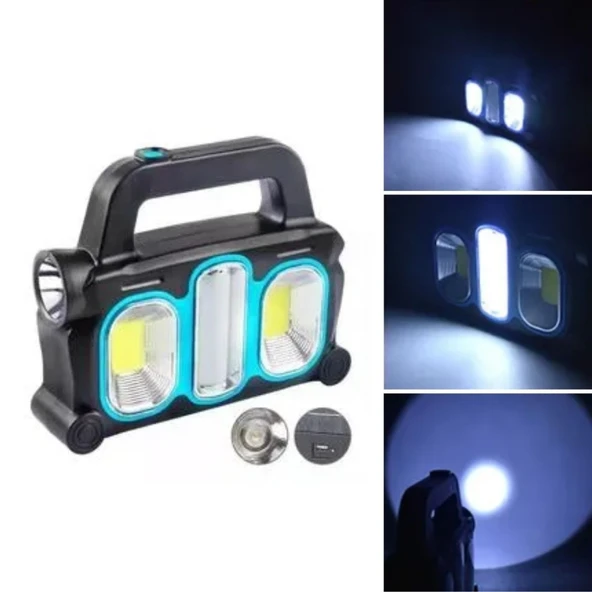 Buffer®  Hurry Bolt Güneş Enerjili Taşınabilir Çalışma Lambası – Powerbank Özellikli - 5