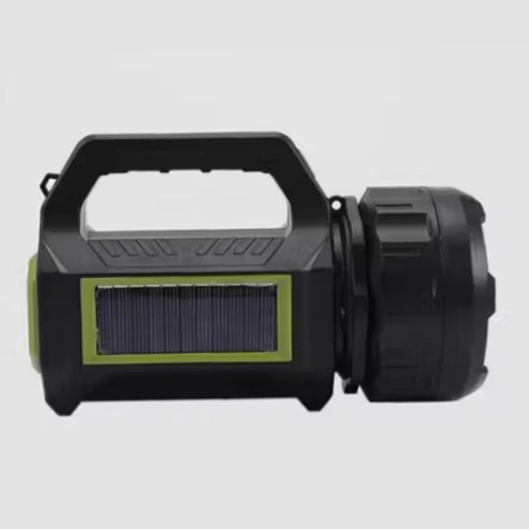 Buffer® Şarjlı Led El Feneri 10w Taşınabilir Acil Durum Lambası Usb Şarjlı & Yan Cob Işıklı - 5