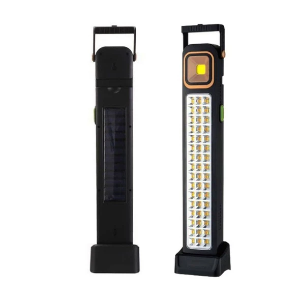 Buffer® 5 Fonksiyonlu Güneş Enerjisi İle Şarj Olabilen 48 Ledli Işıldak,aydınlatma Pr-3838 - 3