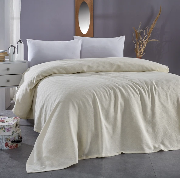 Komfort Home Çift Kişilik Çok Amaçlı %100 Pamuklu Pike 200x230 Cm - 1