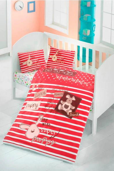 Komfort Home Bebek Nevresim Takımı %100 Pamuk (Victoria) ürün görseli 1