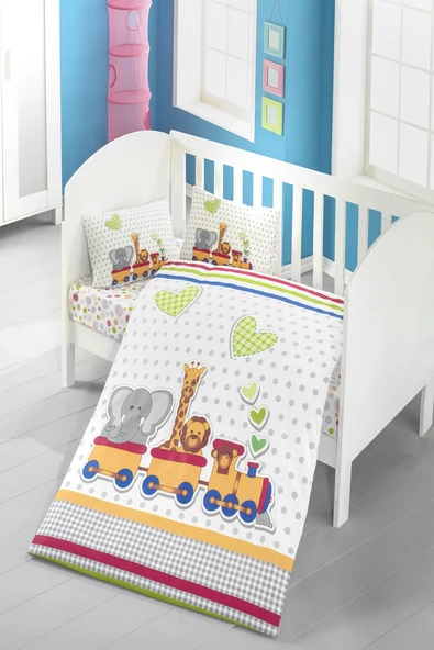 Komfort Home Bebek Nevresim Takımı %100 Pamuk (Victoria) ürün görseli 1