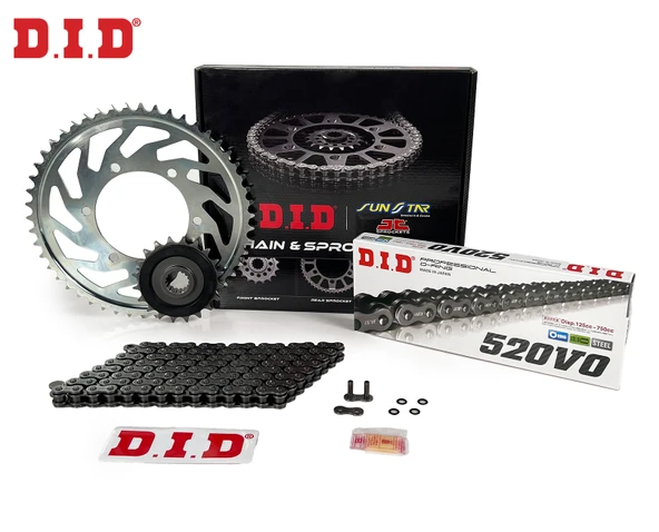 ZİNCİR DİŞLİ SETİ SUZUKI GS 500 (500 cc)  (1999-2007) / SUZUKI / GS 500 / 500cc / ZİNCİR: DID-520 ORING-110 / ÖN DİŞLİ: JT (16T)  / ARKA DİŞLİ: SUNSTAR (39T) / 1999-2000-2001-2002-2003-2004-2005-2006- - 1
