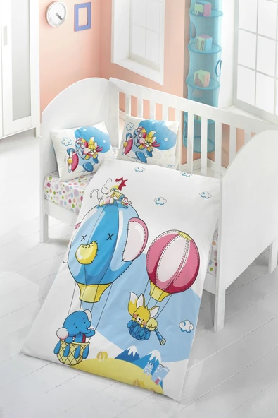 Komfort Home Bebek Nevresim Takımı %100 Pamuk (Victoria) - 1