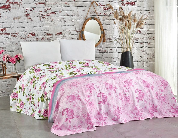 Komfort Home Çift Kişilik Ranforce %100 Pamuklu Pike 200x230 CM - 1