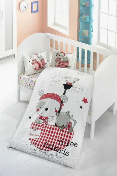 Komfort Home Bebek Nevresim Takımı %100 Pamuk (Victoria) - 1
