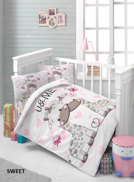 Komfort Home Bebek Uyku Seti %100 Pamuk (Yorgan ve +2 Yastıklı) - 1