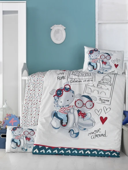 Komfort Home Bebek Nevresim Takımı %100 Pamuk (Victoria) - 1