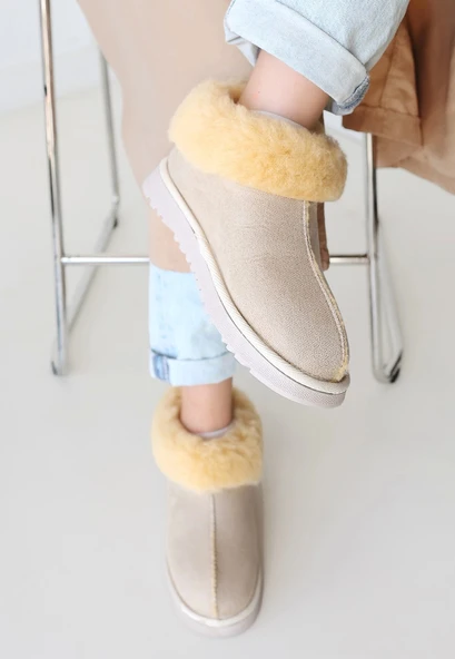 Abby Bej Süet Kadın Bot - Resim 3