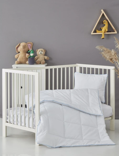 Komfort Home Pamuklu Bebek Yorganı + Yastık - 1