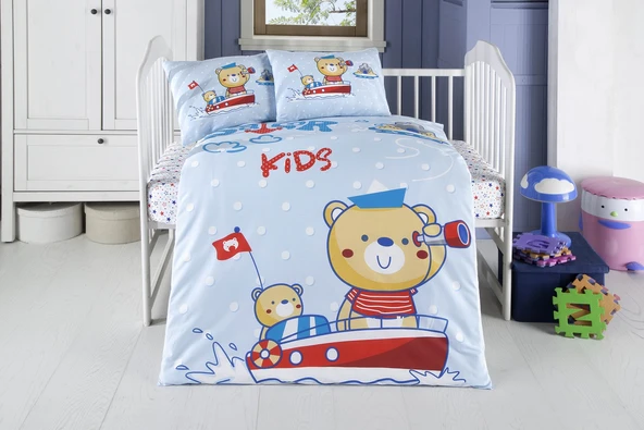 Komfort Home Bebek Uyku Seti %100 Pamuk (Yorgan ve +2 Yastıklı) - 1