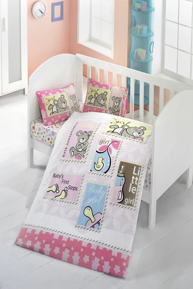 Komfort Home Bebek Uyku Seti %100 Pamuk (Yorgan ve +2 Yastıklı) - 1