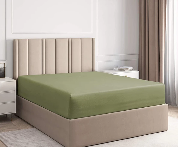 Komfort Home Çift Kişilik Penye Lastikli Çarşaf 160x200 CM - 1