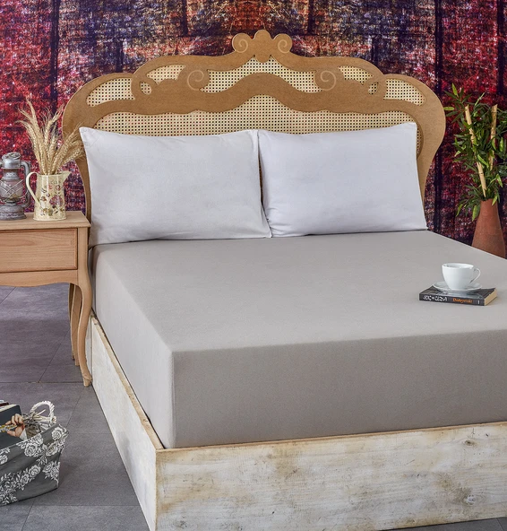 Komfort Home Çift Kişilik Penye Lastikli Çarşaf 160x200 CM ürün görseli 1