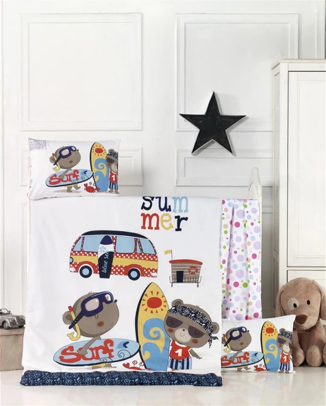 Komfort Home Bebek Uyku Seti %100 Pamuk / Surf ürün görseli 1