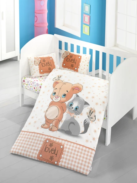 Komfort Home Bebek Uyku Seti %100 Pamuk (Yorgan ve +2 Yastıklı) - 1