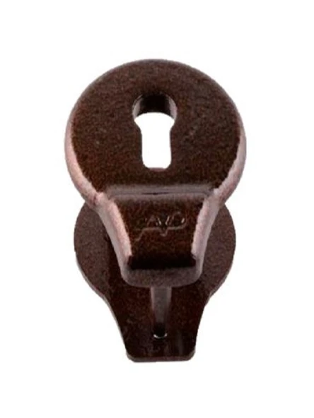 Oval Çelik Rozet Kahve - 6