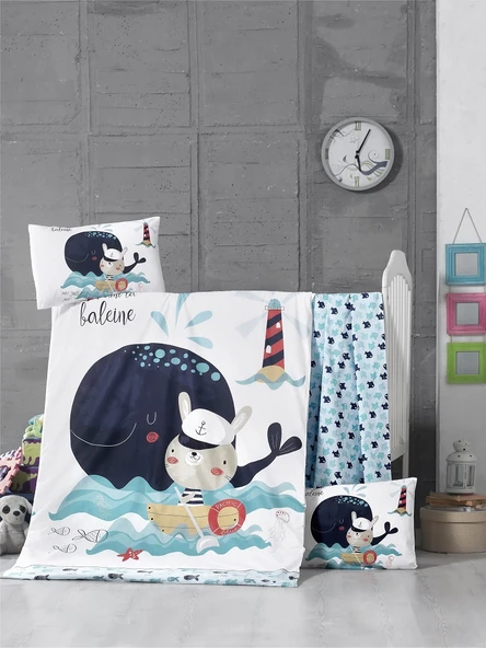 Komfort Home Bebek Nevresim Takımı %100 Pamuk (Victoria) ürün görseli 1