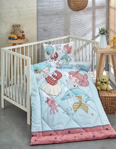 Komfort Home Ranforce Bebek Yorgan Seti %100 Pamuk / V3 - 1