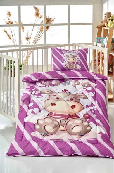 Komfort Home Dijital Baskılı Thermal Kumaş Bebek Yorgan Seti / B9 ürün görseli 1