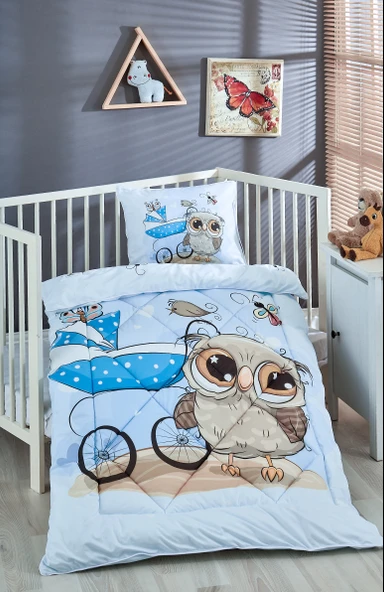Komfort Home Dijital Baskılı Thermal Kumaş Bebek Yorgan Seti /B15 ürün görseli 1