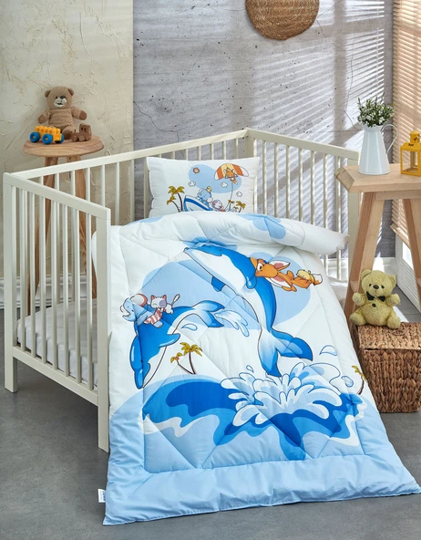 Komfort Home Ranforce Bebek Yorgan Seti %100 Pamuk / V1 - 1