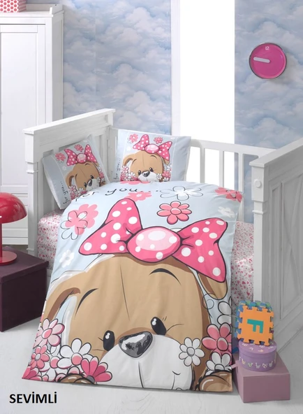 Komfort Home Bebek Nevresim Takımı %100 Pamuk (Berinay) ürün görseli 1