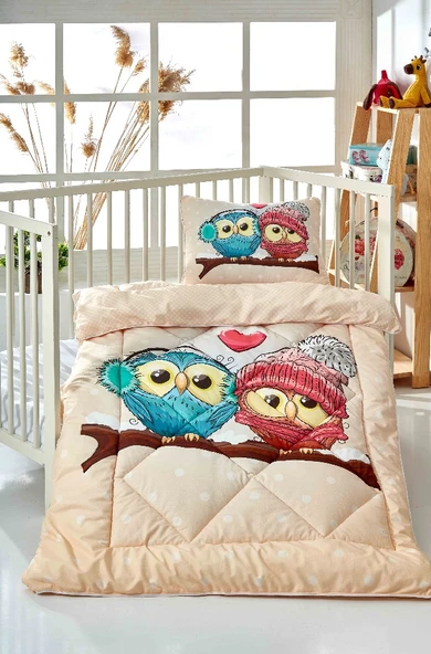 Komfort Home Dijital Baskılı Thermal Kumaş Bebek Yorgan Seti / B8 - 1