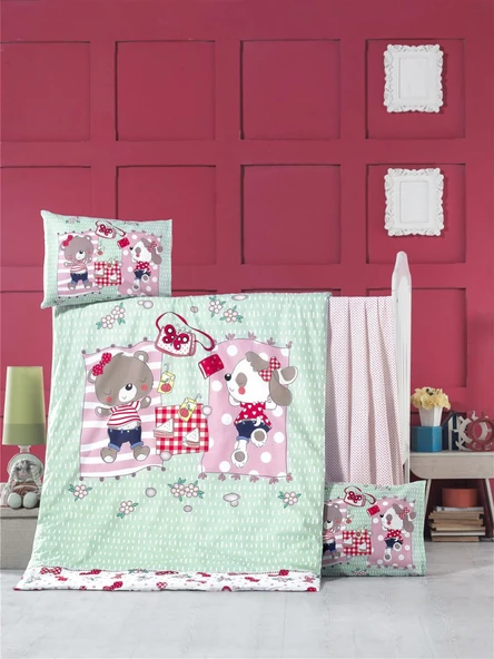 Komfort Home Bebek Uyku Seti %100 Pamuk (Yorgan ve +2 Yastıklı) ürün görseli 1