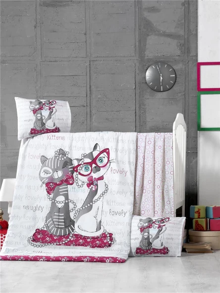 Komfort Home Bebek Nevresim Takımı %100 Pamuk (Victoria) ürün görseli 1