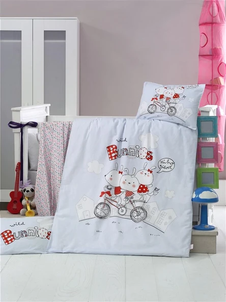 Komfort Home Bebek Nevresim Takımı %100 Pamuk (Victoria) - 1