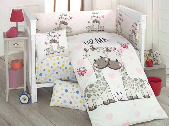 Komfort Home Bebek Uyku Seti 8 Parça Ranforce %100 Pamuk /Sweet ürün görseli