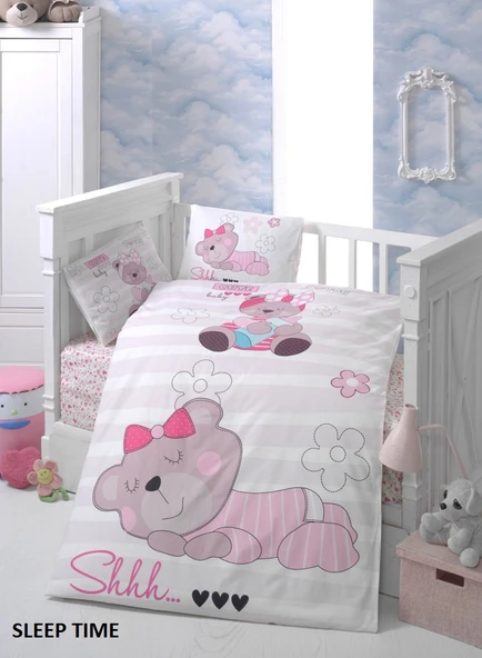 Komfort Home Bebek Nevresim Takımı %100 Pamuk (Berinay) ürün görseli 1