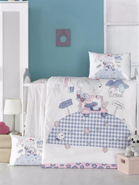 Komfort Home Bebek Uyku Seti %100 Pamuk (Yorgan ve +2 Yastıklı) - 1