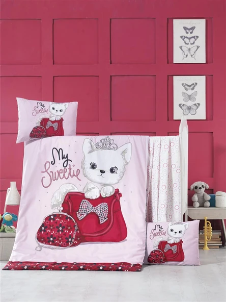 Komfort Home Bebek Uyku Seti %100 Pamuk (Yorgan ve +2 Yastıklı) ürün görseli 1