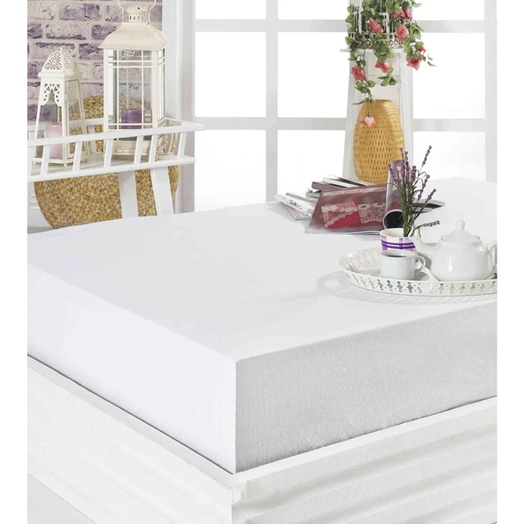 Komfort Home Çift Kişilik Penye Lastikli Çarşaf 140x200 CM ürün görseli 1