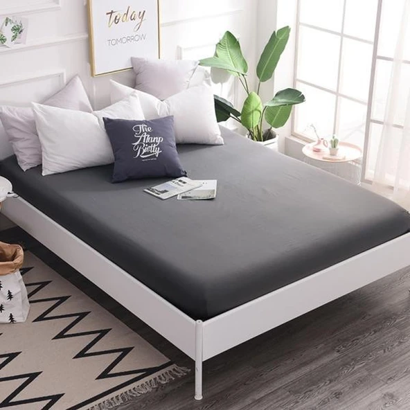 Komfort Home Çift Kişilik Penye Lastikli Çarşaf 150x200 CM ürün görseli 1