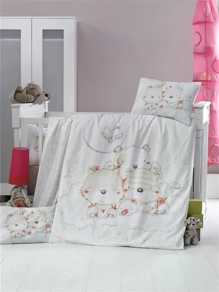 Komfort Home Bebek Uyku Seti %100 Pamuk (Yorgan ve +2 Yastıklı) ürün görseli 1