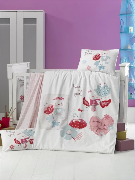 Komfort Home Bebek Uyku Seti %100 Pamuk (Yorgan ve +2 Yastıklı) ürün görseli 1