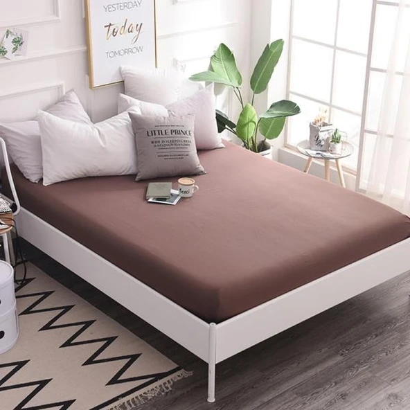 Komfort Home Çift Kişilik Penye Lastikli Çarşaf 160x200 CM ürün görseli 1