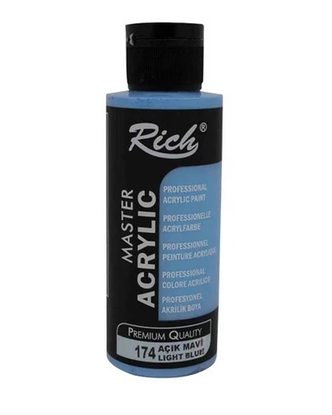 Rich Master Akrilik Boya Açık Mavi 120ml
