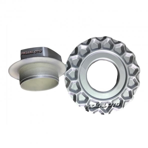 BBS RS2 Jant Göbeği Kapağı Gri 1 Adet - 2