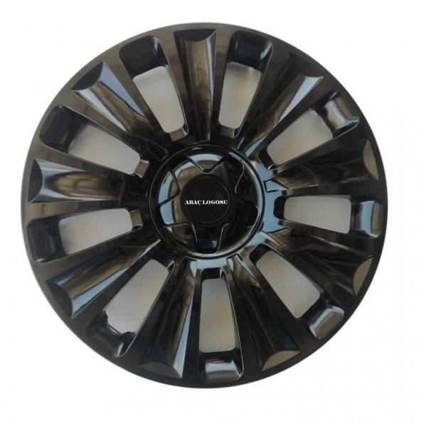 Fiat Egea 16 Jant Kapağı Esnek Kırılmaz Siyah Piano Black Jant Kapağı 171 4 Adet - 5