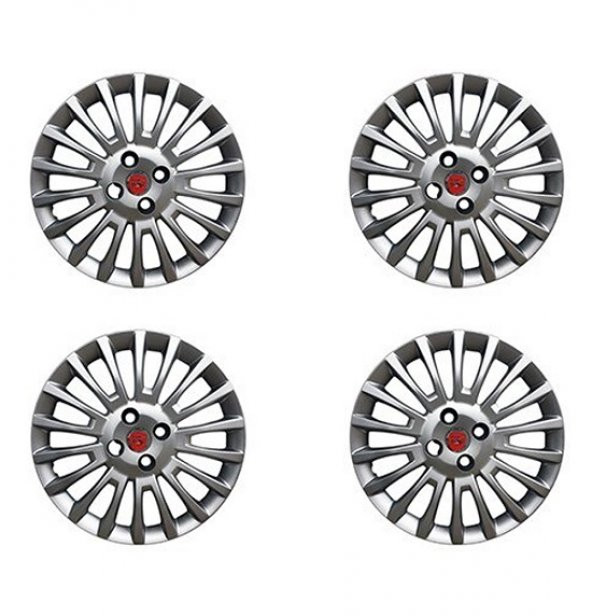 Fiat Linea 15 İnch Kırılmaz Esnek Jant Kapağı Takımı 4 Lü - 2