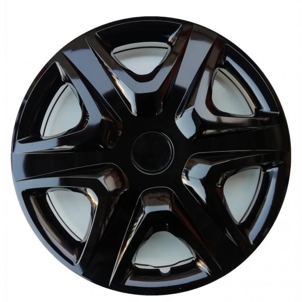 15 Jant Kapağı Dacia Duster Siyah Piano Black Jant Kapak A191 4 Adet