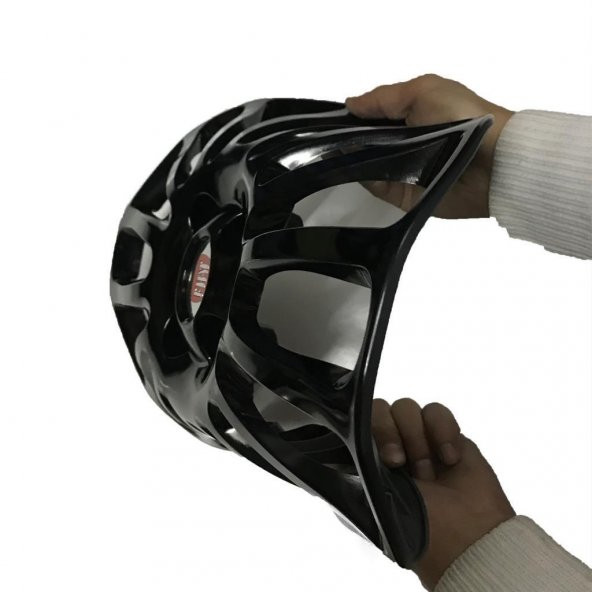 15 Jant Kapağı Dacia Duster Siyah Piano Black Jant Kapak A191 4 Adet - 2