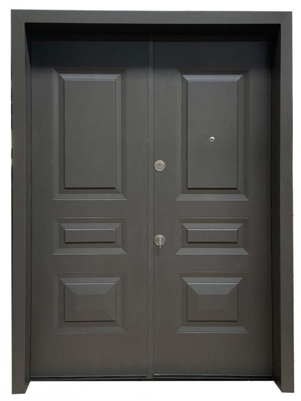Tezwood 0171 Bas Açlı Apartman Kapısı,Çelik Bina Kapısı